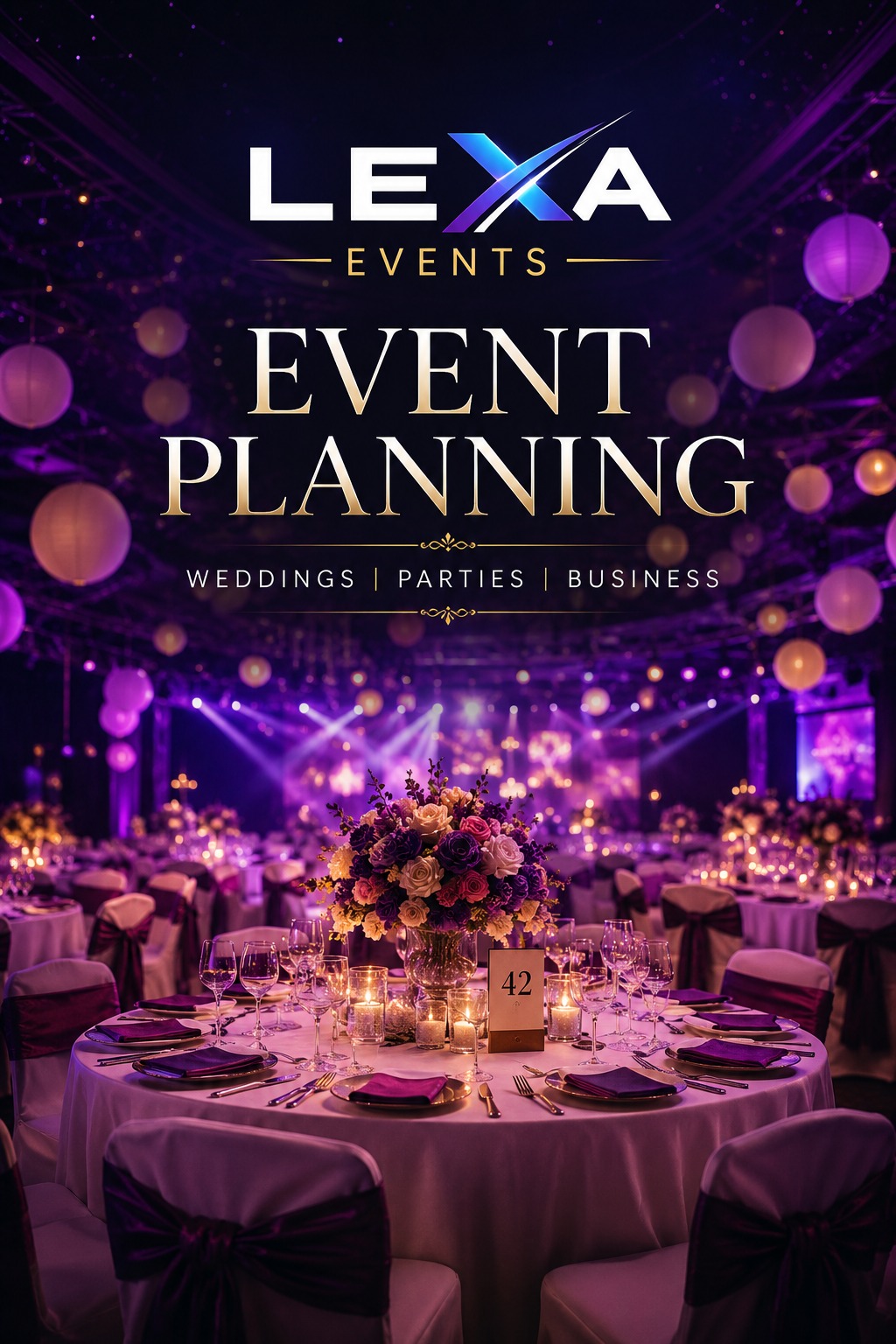 Lexa Events Team at a Corporate Event